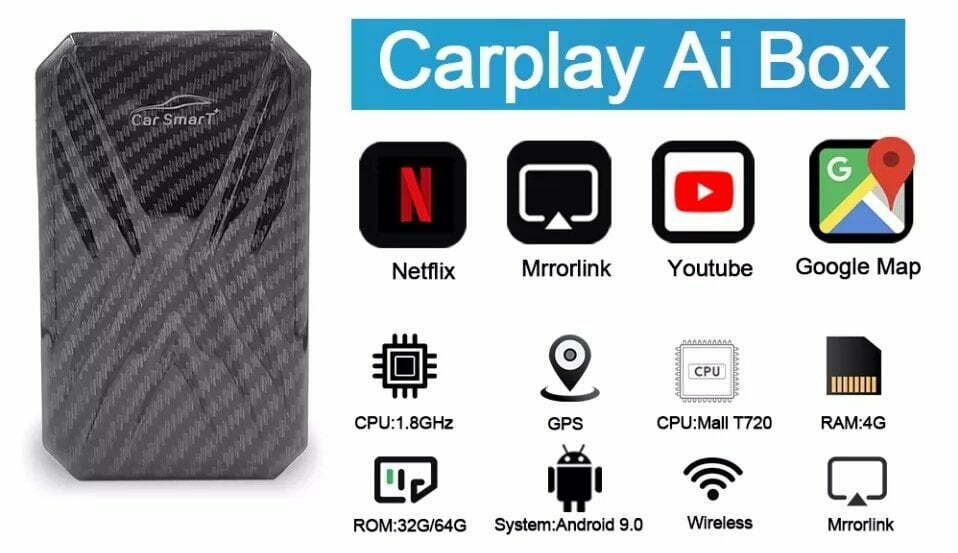 Carplay Ai Box Android Box Car Multimedia Player - Itronix Electronics